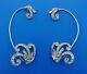 Style Art Deco Boucher Costume Boucles D'oreilles Cuff Crystal