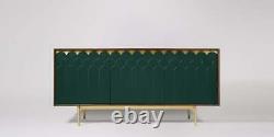 Swoon Connie Stylish Green Art Deco Style Scalloped Buffet Prix De Vente Conseillé 749 £