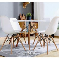 Table Ronde Et 4 Chaises De Salon Café Bar Bureau Style Eiffel Inspiré