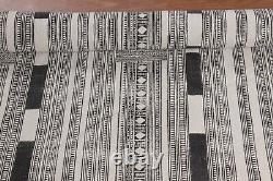 Tapis de cuisine en coton tissé à la main, Kilim gris pour le salon, tapis de zone, tapis d'extérieur