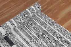 Tapis de cuisine en coton tissé à la main, Kilim gris pour le salon, tapis de zone, tapis d'extérieur