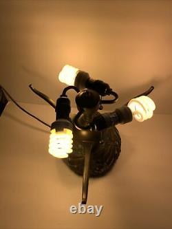 Tiffany Style 16 Dragonflies Lampe De Table Avec Base Mosaïque, 3 Lampe Légère