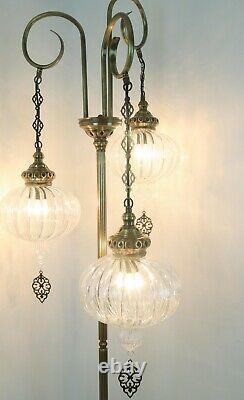 Turkish Lamp, Sol Debout Côté Vitrail Lampe Marocaine, Lampadaire