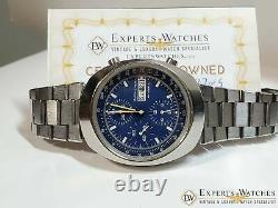 Vintage 1970 Bucherer 7000 Incabloc Chronographe Jour Date Valjoux 7750 Montre