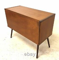 Vintage Retro MID Century Danois Des Années 1960 Teak Lp Vinyl Media Sideboard Cabinet