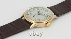 Vintage Tudor Small Rose 9ct Solid Gold MID Size Mens Wrist Watch