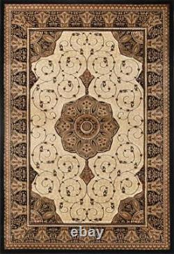 Zone Rug Chambre Lourde Salle À Manger Tapis Style Traditionnel Épaisseur Coureur Durable